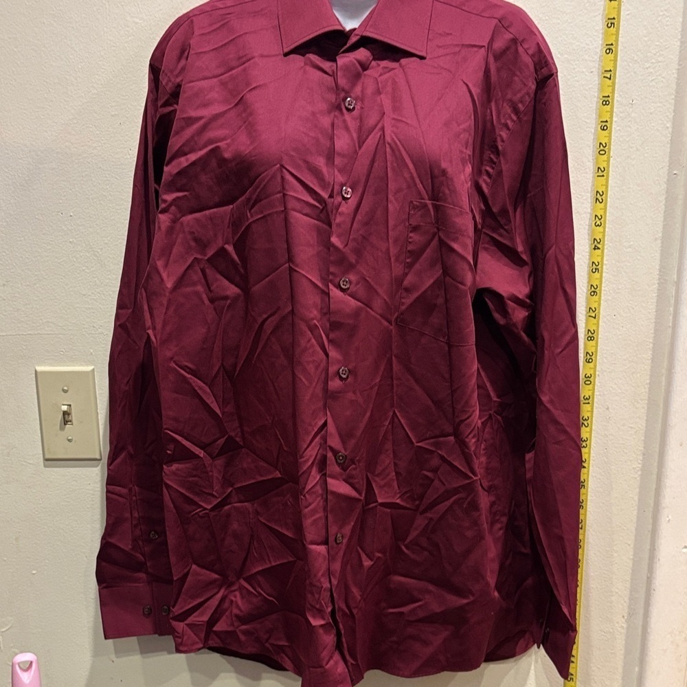 Van Heusen Deep Red Dress Shirt